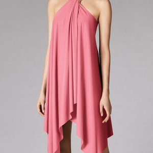 Pure Summer Dress By Wolford M CORAL color Loose Falling Wrap Dress Summer